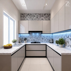 U-Shape Kitchen Furniture - Z Cube Furniture 01