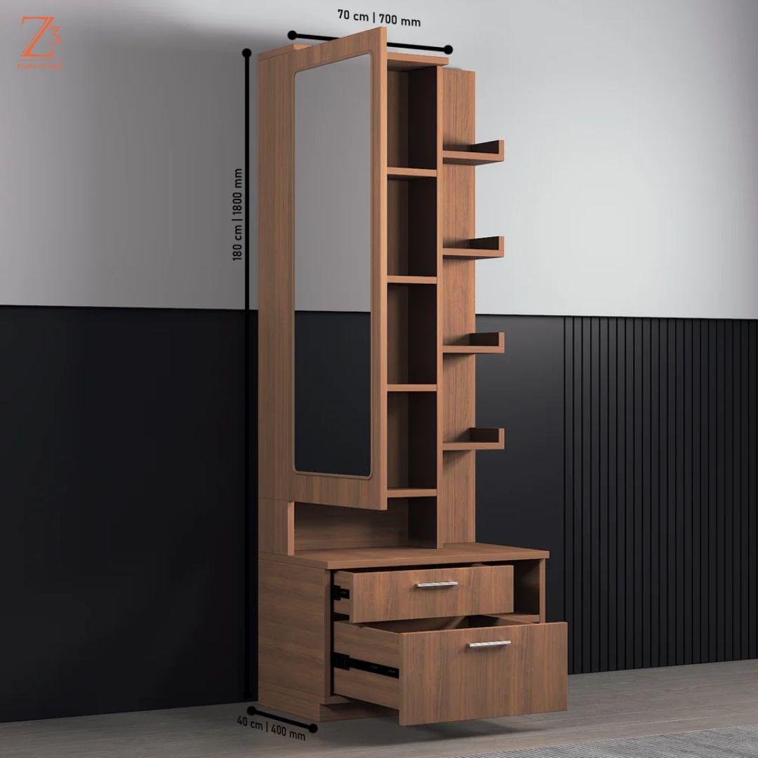 Brown Dressing Table Manufacturer - Z Cube Furniture 3