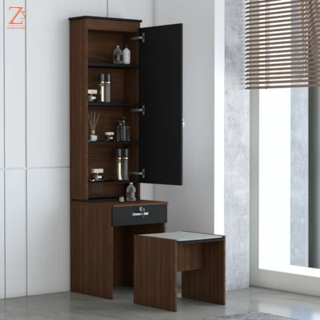 Dark Brown Dressing Table Manufacturer - Z Cube Furniture 2