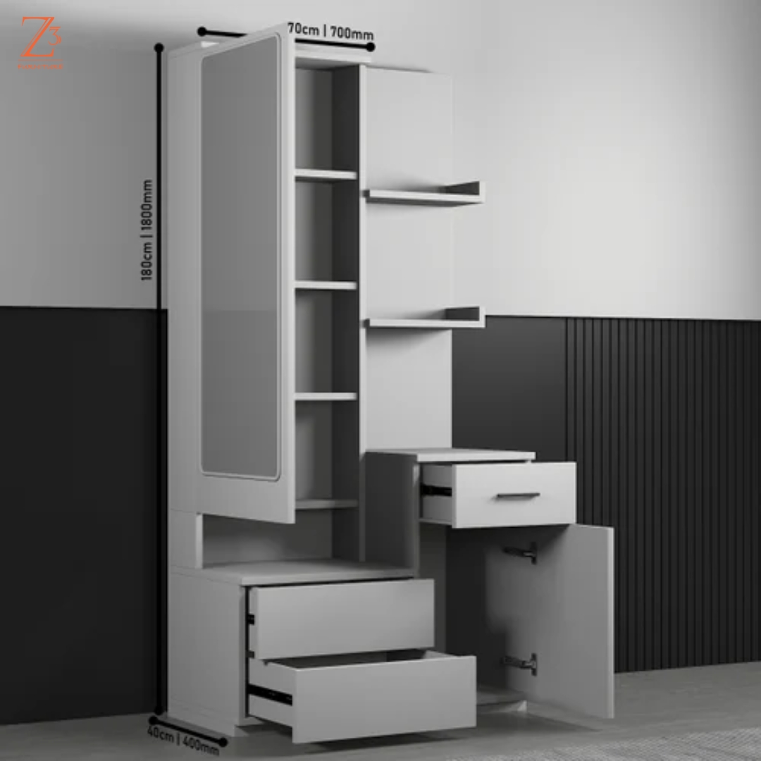 White Dressing Table Manufacturer - Z Cube Furniture 3